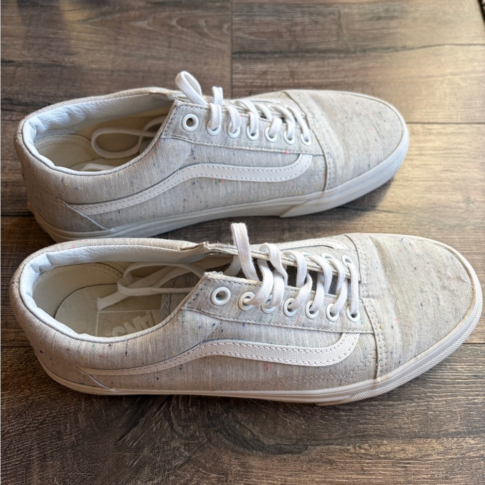 Vans Women’s Old Skool multi colored speckled gray